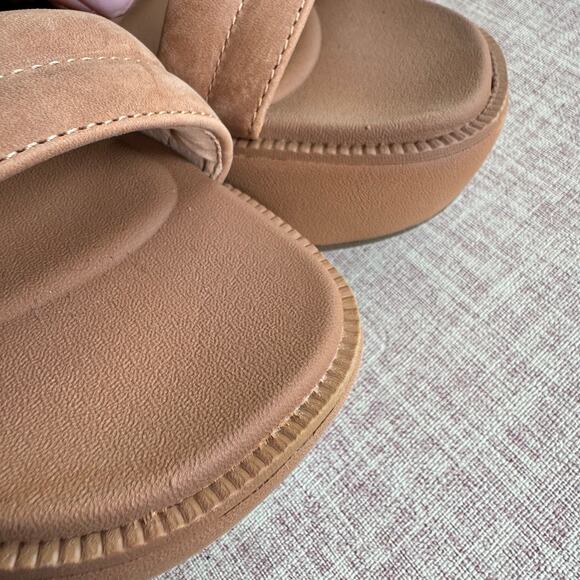 REEF LOFTY LUX HI WOMENS SANDAL Size 8 Beige - Picture 9 of 10